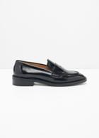 Other Stories Round Toe Loafer - Black