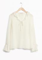 Other Stories Frills Flounce Blouse