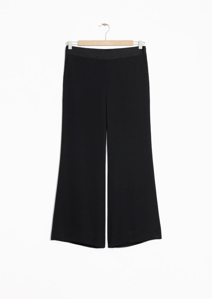 Other Stories Flared Leg Trousers