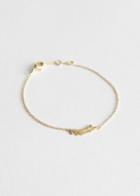 Other Stories Branch Charm Chain Bracelet - Gold