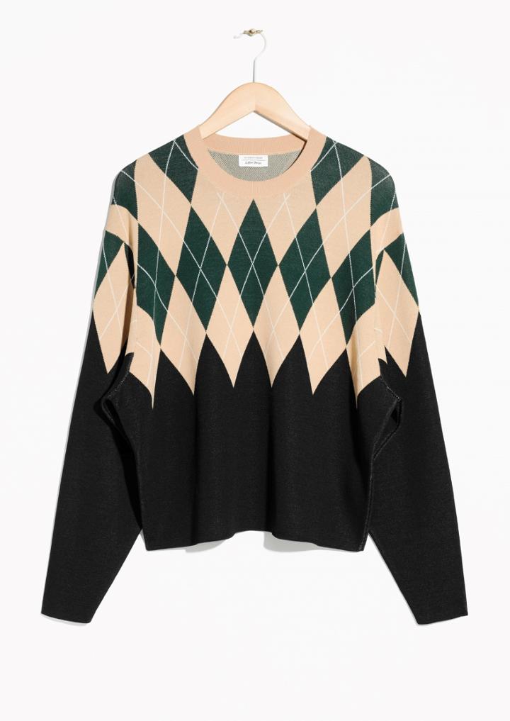 Other Stories Argyle Sweater