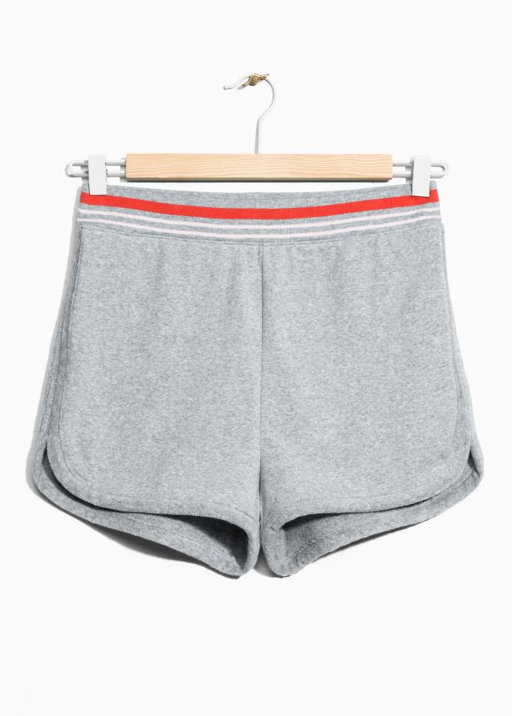 Other Stories Jersey Shorts - Grey
