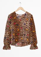 Other Stories Leo Polka Dot Blouse - Beige