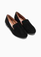 Other Stories Suede Loafers - Black