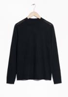 Other Stories Wool Mock Neck Sweater