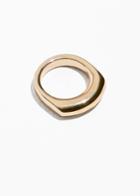 Other Stories Thick Band Ring - Gold