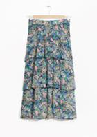Other Stories Tiered Frills Prairie Blossom Skirt