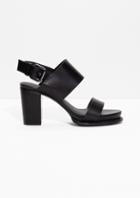 Other Stories Buckled Leather Sandals