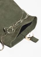 Other Stories Small Leather Fold-over Bag - Green