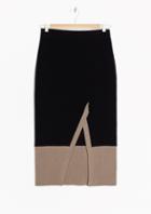 Other Stories Knitted Pencil Skirt