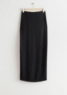 Other Stories Maxi Pencil Skirt - Black