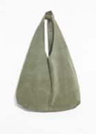 Other Stories Suede Hobo Bag - Green
