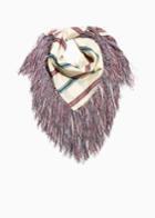 Other Stories Fringe Scarf - Red