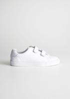Other Stories Duo Scratch Strap Sneakers - White