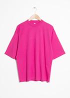 Other Stories Boyfriend Fit T-shirt - Pink