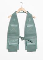 Other Stories Utility Body Vest - Green