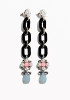 Other Stories Pearlescent Chain Earrings