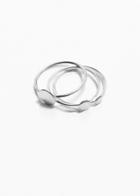 Other Stories Charm Multi Rings - Silver