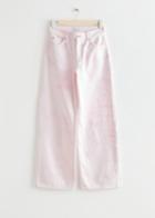 Other Stories Ultimate Cut Jeans - Pink