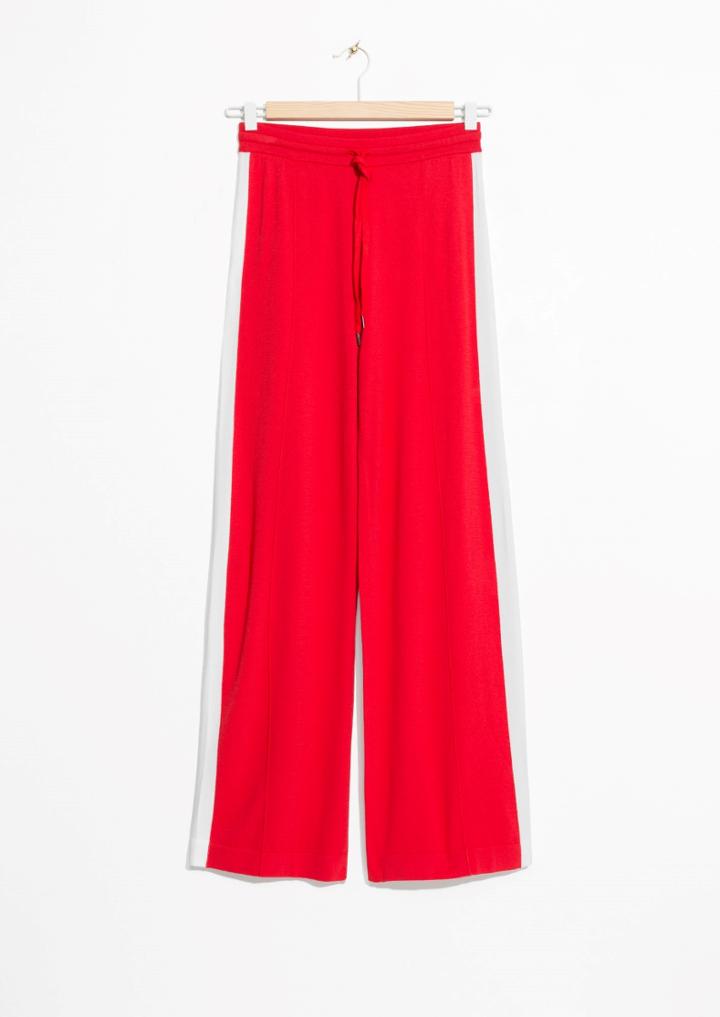 Other Stories White Side Panel Trousers