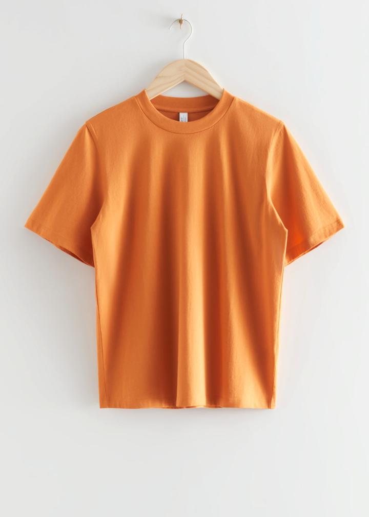 Other Stories Wide Sleeve Crewneck T-shirt - Yellow