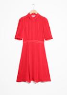 Other Stories Fit And Flare Dress - Red
