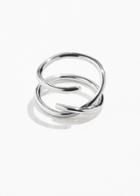 Other Stories Sculptural Ring - Silver