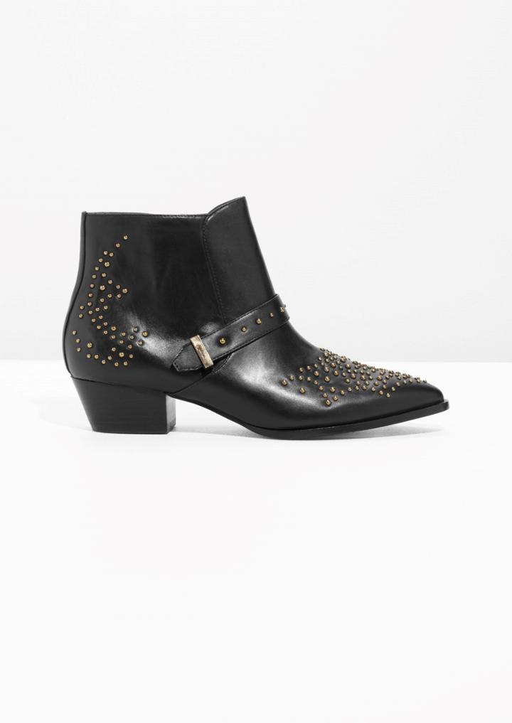 Other Stories Stud Ankle Boots