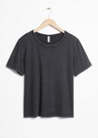Other Stories Washed Out T-shirt - Black