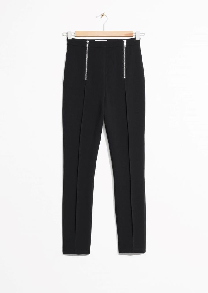 Other Stories Zip Hip Trousers