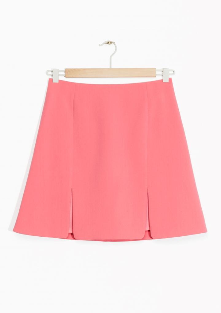 Other Stories Double Slit Skirt