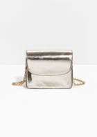 Other Stories Golden Chain Flap Bag