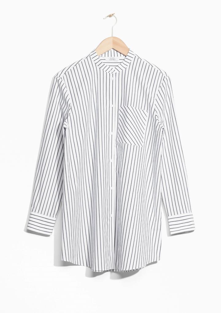 Other Stories Striped Cotton Shirt
