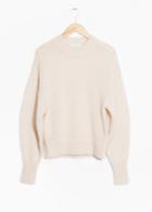 Other Stories Mohair Wool Blend Sweater - Beige