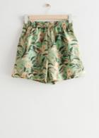 Other Stories Floaty Shorts - Beige