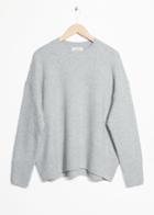 Other Stories Boxy Knit Sweater - Grey