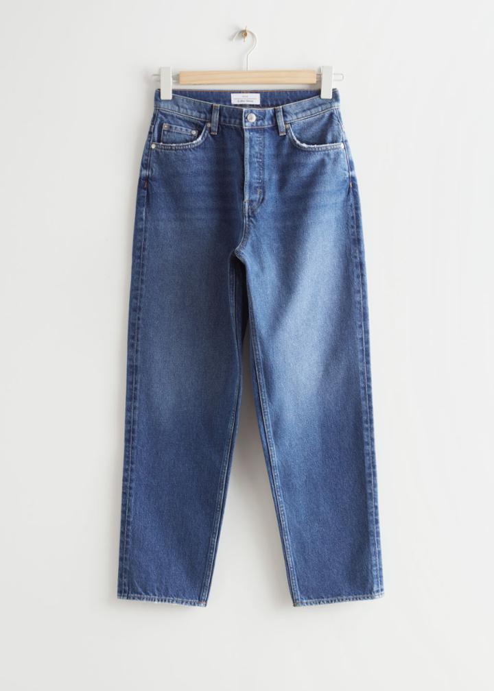 Other Stories Dazzle Cut Jeans - Blue