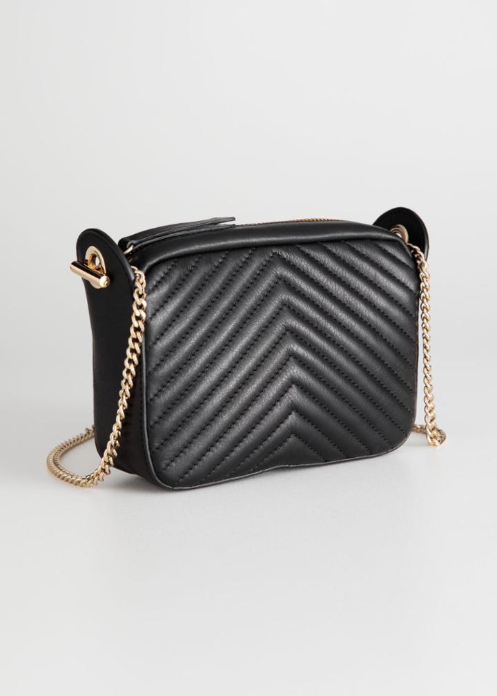 Other Stories Quilted Mini Bag - Black