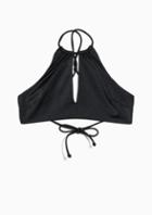 Other Stories Split Halter Top Bikini