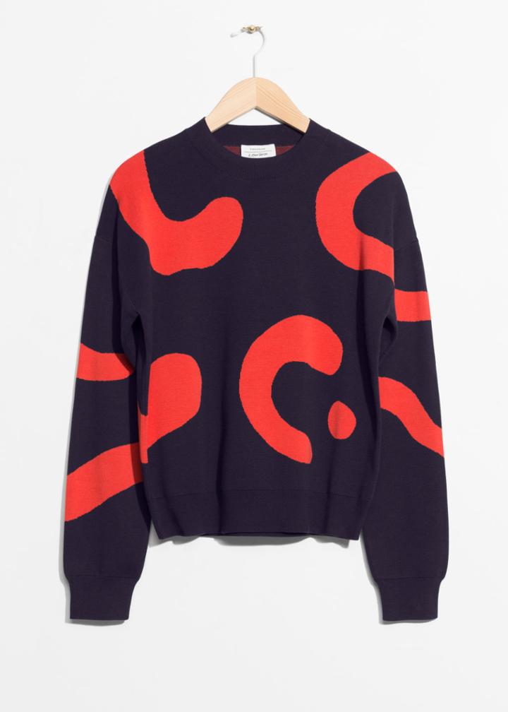 Other Stories Jacquard Sweater - Blue