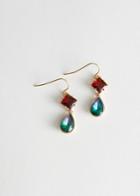 Other Stories Rainbow Hanging Earrings - Purple