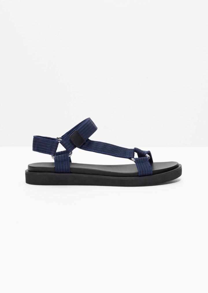 Other Stories Scratch Strap Sandals