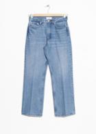 Other Stories High Cropped Flare Jeans - Blue