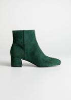 Other Stories Ankle Boots - Green
