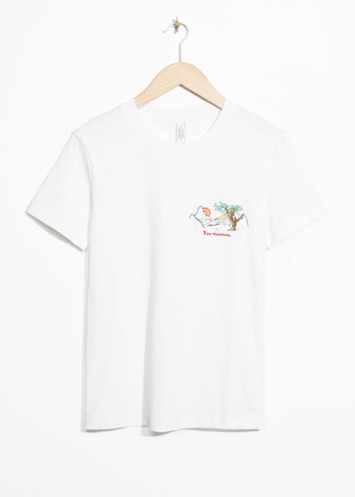 Other Stories Les Vacances Tee - White