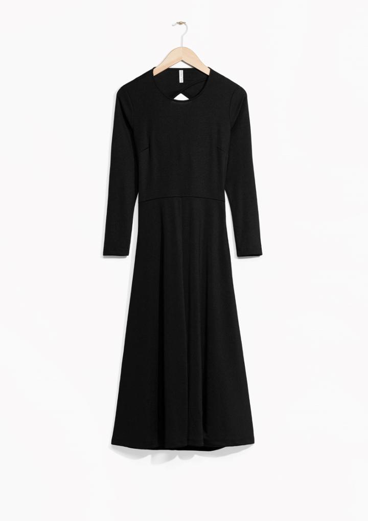 Other Stories Knotted Open-back Dress