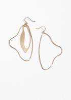 Other Stories Sculptural Dangling Earrings - Gold