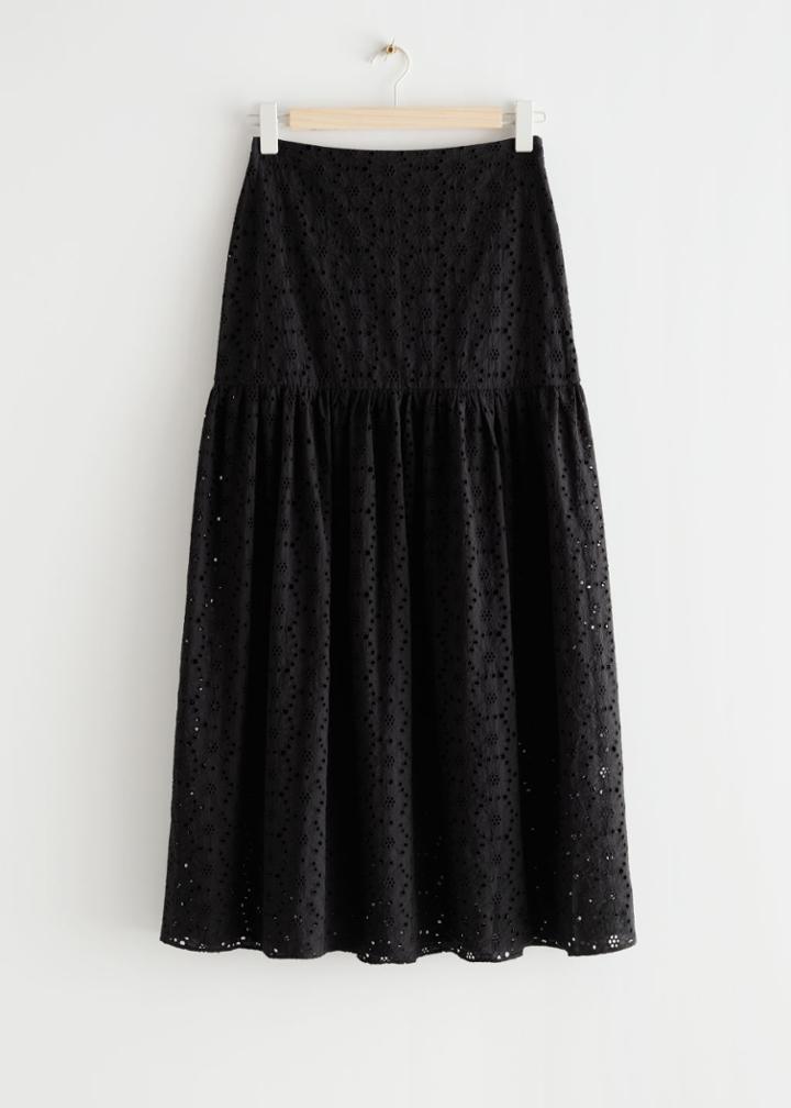 Other Stories Voluminous Midi Skirt - Black