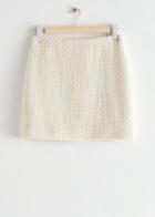Other Stories A-line Mini Skirt - White