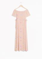 Other Stories Pastel Paradise Off-shoulder Dress